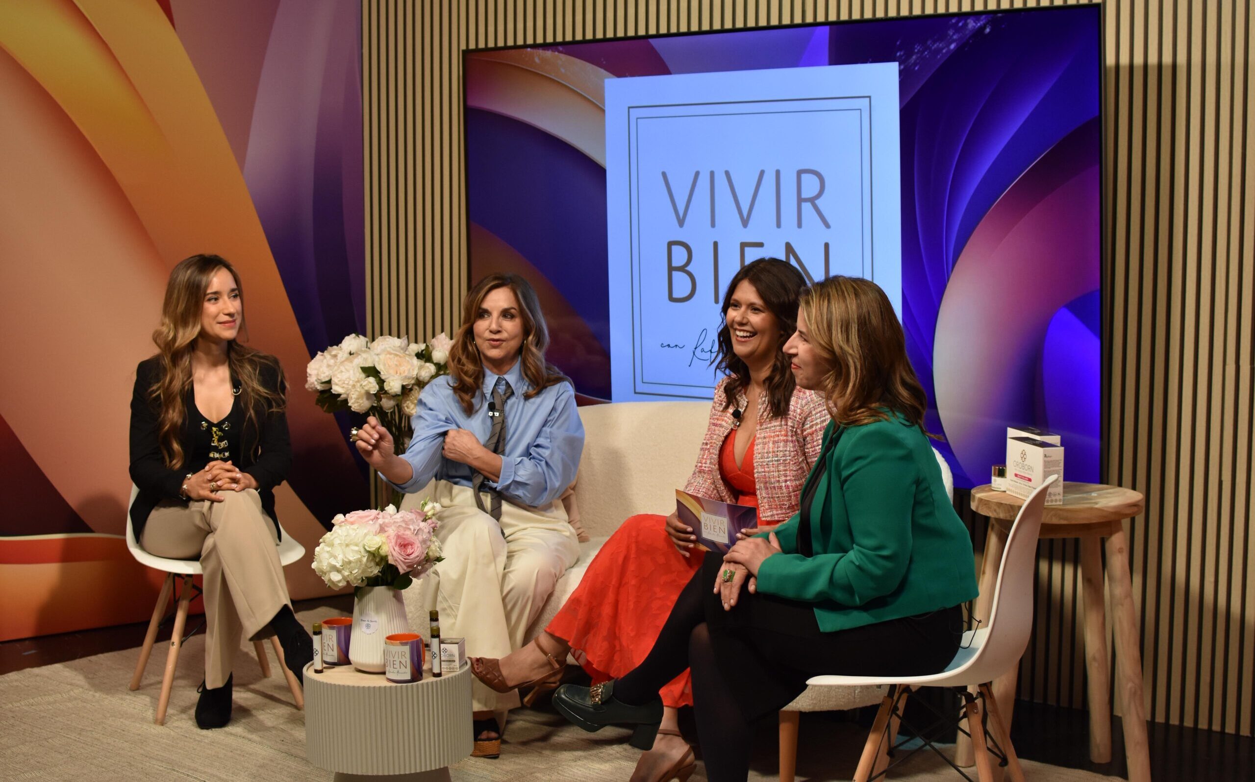 Rafaela Almeida de Blanz Brazil, presentando Vivir Bien